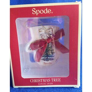 Spode Christmas Tree Baby's First Christmas Mitten 2015 Annual Ornament In Box